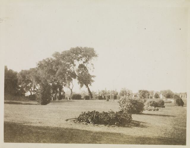 'View of the Gardens at Barage', Egypt, Captain Edward Albert McKenna, World War I, 1914-1915