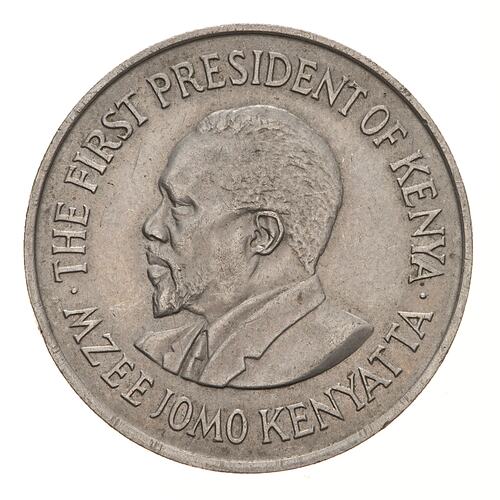 Coin - 1 Shilling, Kenya, 1971