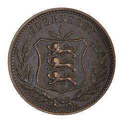 Coin - 8 Doubles, Guernsey, Channel Islands, 1911