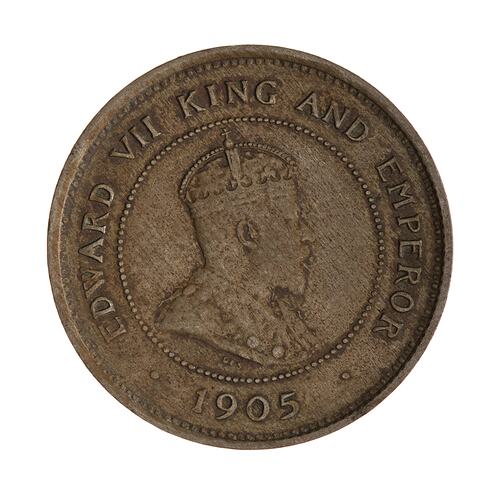 Coin - Farthing, Jamaica, 1905