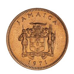 Coin - 1 Cent, Jamaica, 1971