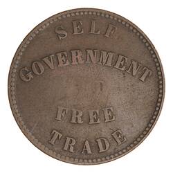 Token - 1 Cent, Prince Edward Island, Canada, 1857