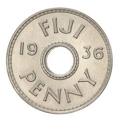Proof Coin - 1 Penny, Fiji, 1936
