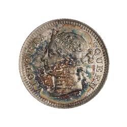 Proof Coin - 5 Cents, Straits Settlements, 1888