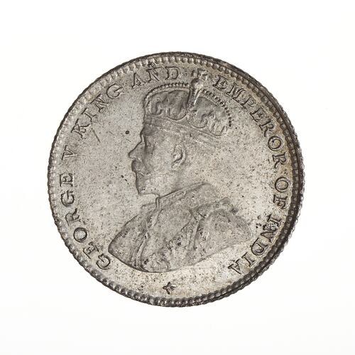 Coin - 5 Cents, Straits Settlements, 1919