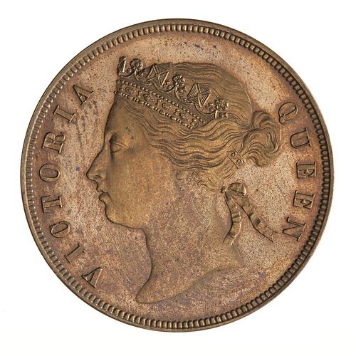 Proof Coin - 5 Cents, Mauritius, 1878
