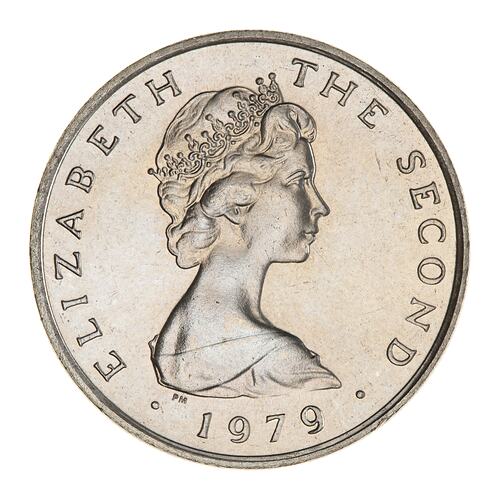 Coin - 5 Pence, Isle of Man, 1979