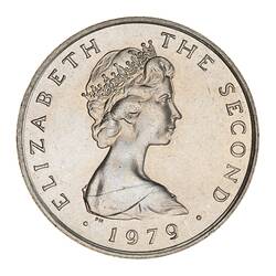 Coin - 5 Pence, Isle of Man, 1979