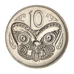Coin - 10 Cents, New Zealand, 1980