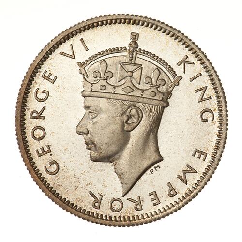 Proof Coin - 1 Shilling, Southern Rhodesia, 1939