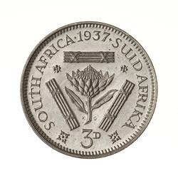 Proof Coin - 3 Pence, South Africa, 1937