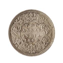 Coin - 2 Annas, India, 1862