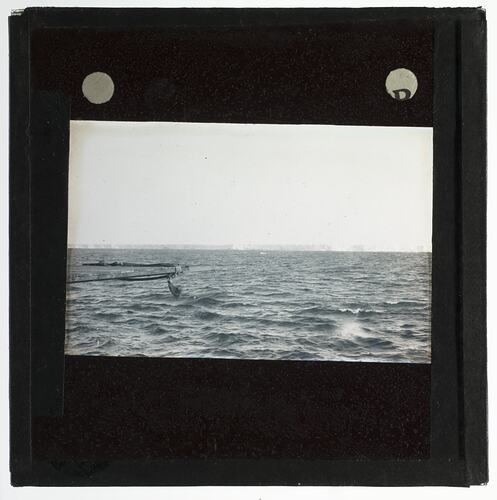 Lantern Slide - Ross Ice Barrier or Ice in the Distance, Ellsworth Relief Expedition, Antarctica, 1935-1936