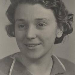 Photograph - Studio Portrait of Hope Macpherson, Victoria, circa 1940