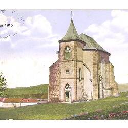 Postcard - 'St. Sauveur', German, World War I, circa Jan 1915
