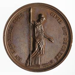 Medal - Promulgation of the Civil Code, Napoleon Bonaparte (Emperor Napoleon I), France, 1804