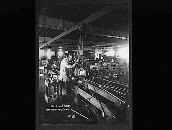 [Ford assembling department, Little Collins Street, Melbourne, 1920.]