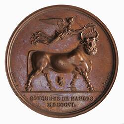 Medal - Conquest of Naples, Napoleon Bonaparte (Emperor Napoleon I), France, 1806