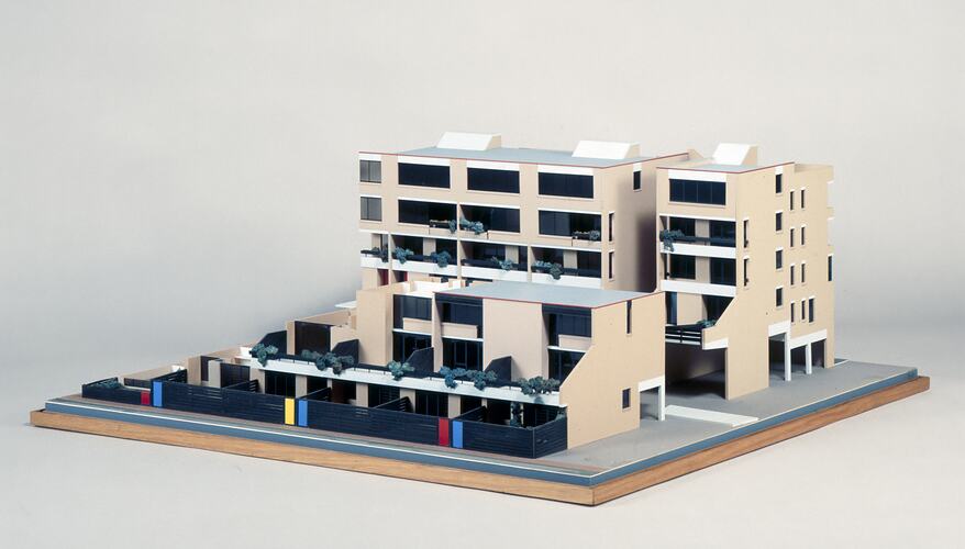 Architectural Model - City Edge Housing Development, South Melbourne, 1971-74