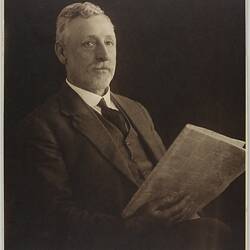 Photograph - H.V. McKay Pty Ltd, Portrait of John Mitchell, Melbourne, Victoria, circa 1920