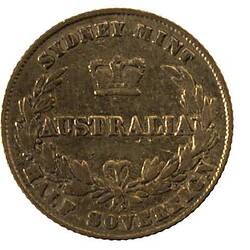 Australia, 1/2 Sovereign, Reverse