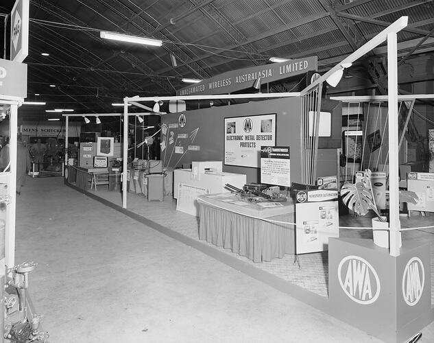 Amalgamated Wireless Australasia Ltd, Exhibition Stand, Melbourne, 10 Aug 1959