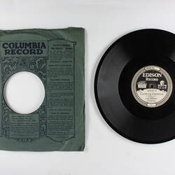 Disc Recording - Edison, Double-Sided, 'La Ronde Des Lutins, Op. 25' & 'Caprice Viennois', 1920-1929
