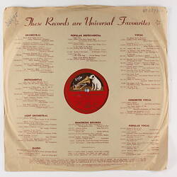 Disc Recording - His Master's Voice, Double Sided, 'Tombe Degl'avi Miei (Tomb Of My Fathers)' & 'Fra Poco A Me Ricovero', Donizetti, 1925-1935