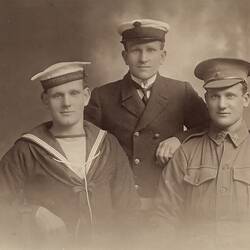 Harry Cousland with his Brothers World War I, circa 1916