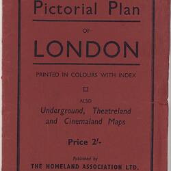 Pictorial Map - London, The Homeland Association, circa 1945 - 1951