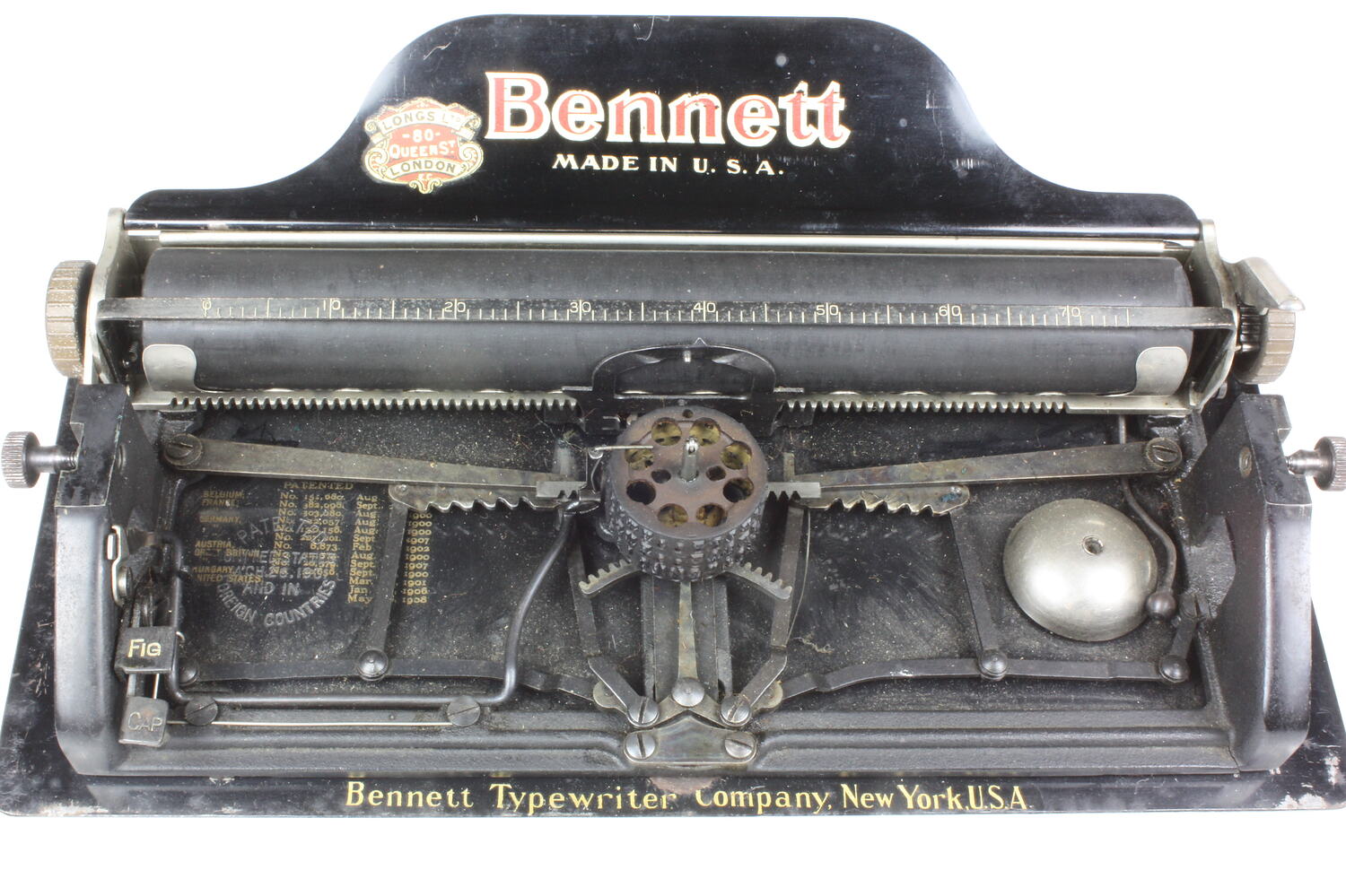 Typewriter - Bennett Typewriter Company, Bennett Model