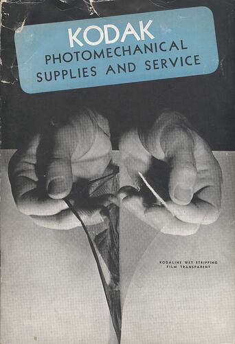 Cover page with text and photograph.