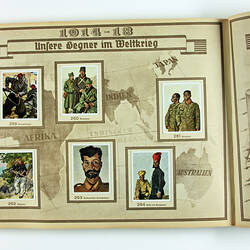 Page 70 with colour cigarette cards.
