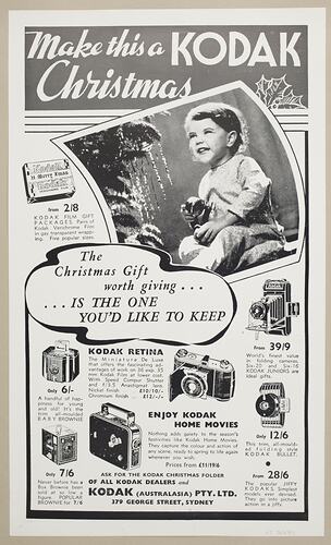Leaflet - 'Make This a Kodak Christmas'