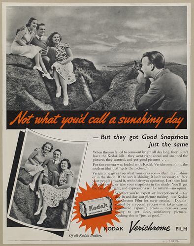 Leaflet - 'Not What You'd Call a Sunshiny Day'