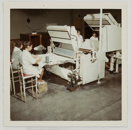 Women Operating Paper Cutting Machinery, Kodak Factory, Coburg, circa 1960s