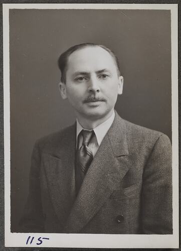 Portrait of Bernard Mein, Postal Inspector