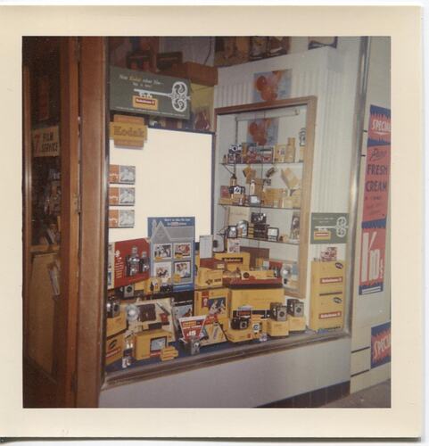 Photograph - Kodak Shopfront Display, circa 1960s