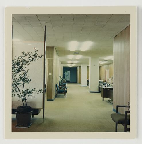 Slide 114, Office, Building 8, Kodak Factory, Coburg, 'Extra Prints of Coburg Lecture' album, circa 1960s