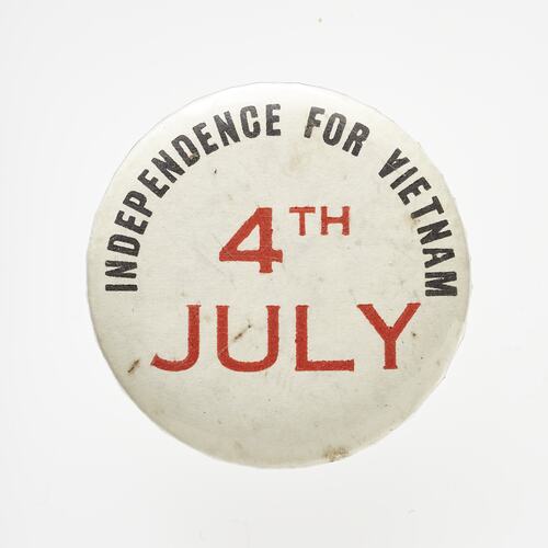 Badge - Independence For Vietnam 4th July