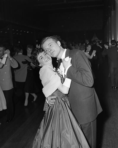 Couple Dancing, Royale Ballroom, Exhibition Building, Carlton, Victoria, Nov 1958