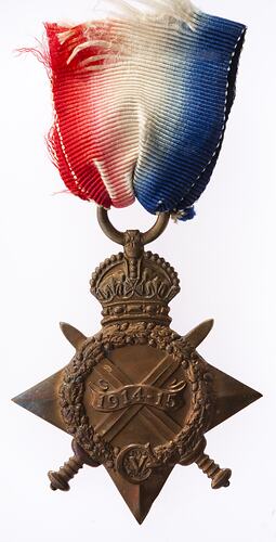 Medal - 1914-1915 Star, Great Britain, Private Stanley Frank Greves, 1918 - Obverse