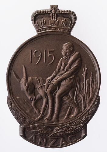 Medal - Anzac Commemorative Medallion, Australia, A.E. Hayes, 1967 - Obverse