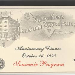 Booklet - YMCA Anniversary Dinner, 1993