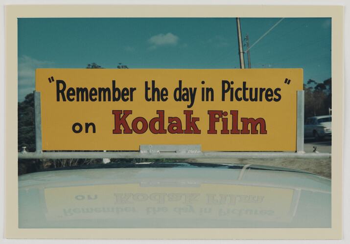 Kodak Australasia Pty Ltd, Kodak Vehicle Sign, Adelaide, circa 1960's