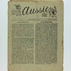 Magazine - 'Aussie', No. 2, 16 Feb 1918
