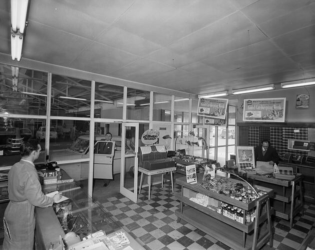 Victoria Car Services Pty Ltd, Retail Store Interior, Melbourne, Victoria, Oct 1958