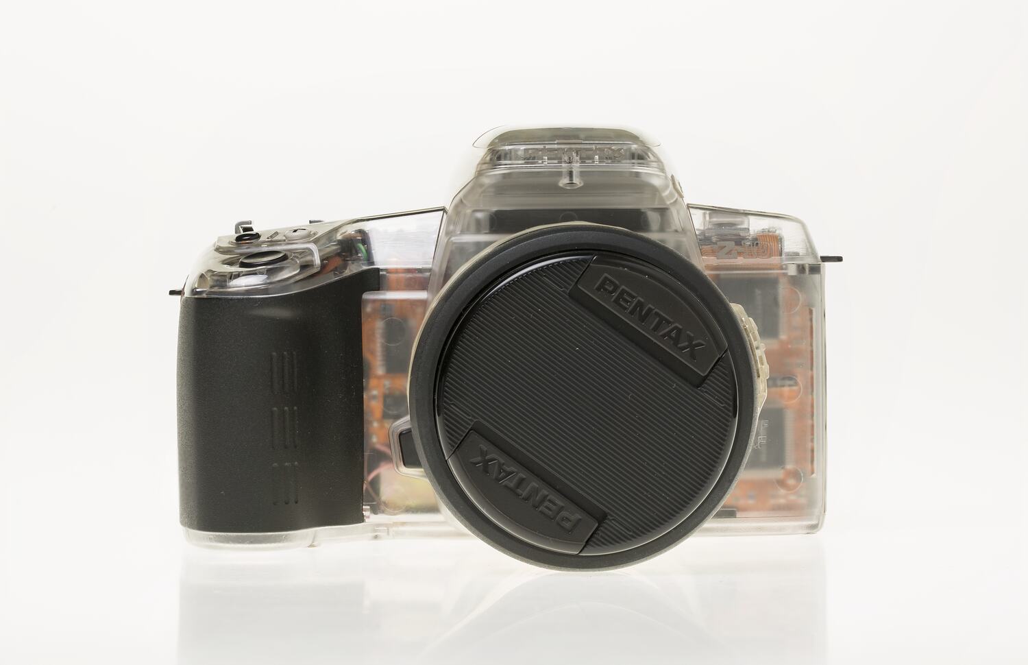 Camera Pentax 'Z10', Cutaway & Transparent SLR Camera, Japan, circa