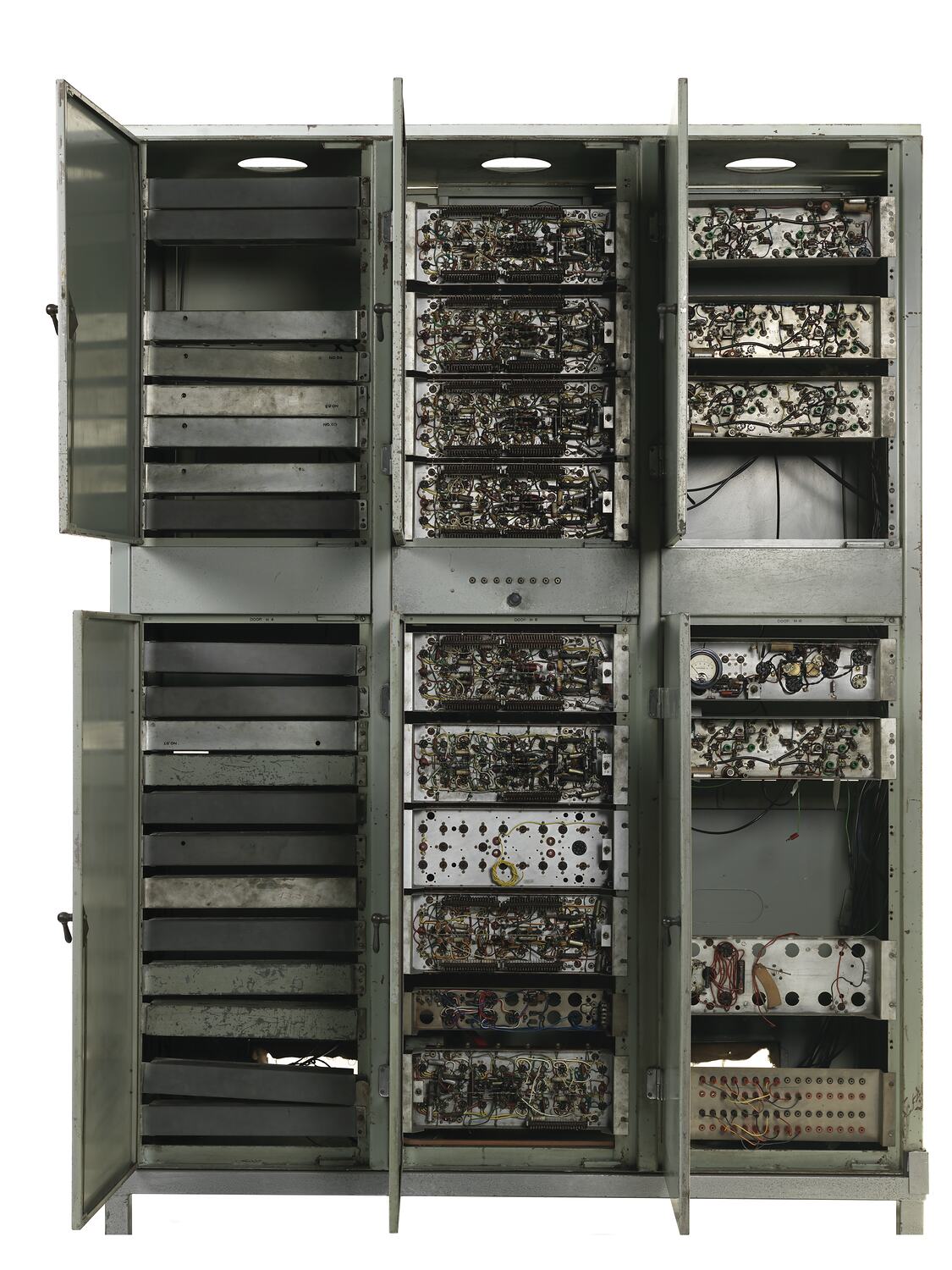 Cabinet - CSIRAC Computer, Back 5, Mercury Delay Line Control Circuits ...