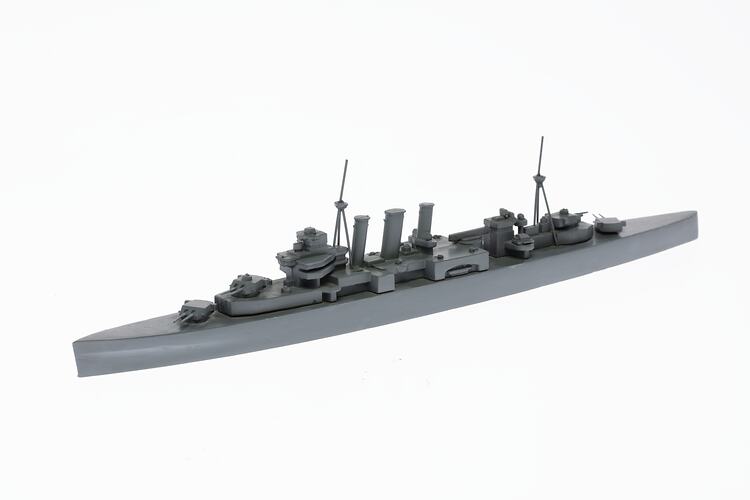 Ship Model - Devonshire Class, Naval Ship Recognition Models, British Commonwealth, 1943